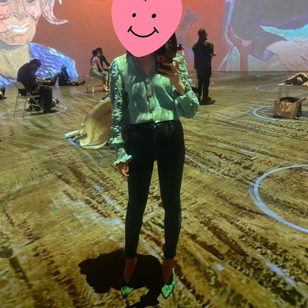 COPY - Zara jewel button knit cardigan